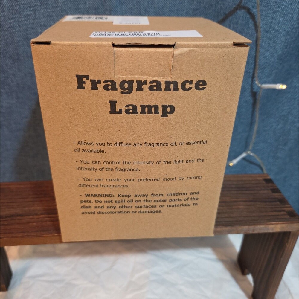 Clear Glass Electric Oil Diffuser/Wax Warmer Lamp with Dimmer Switch - Picture 7 of 16